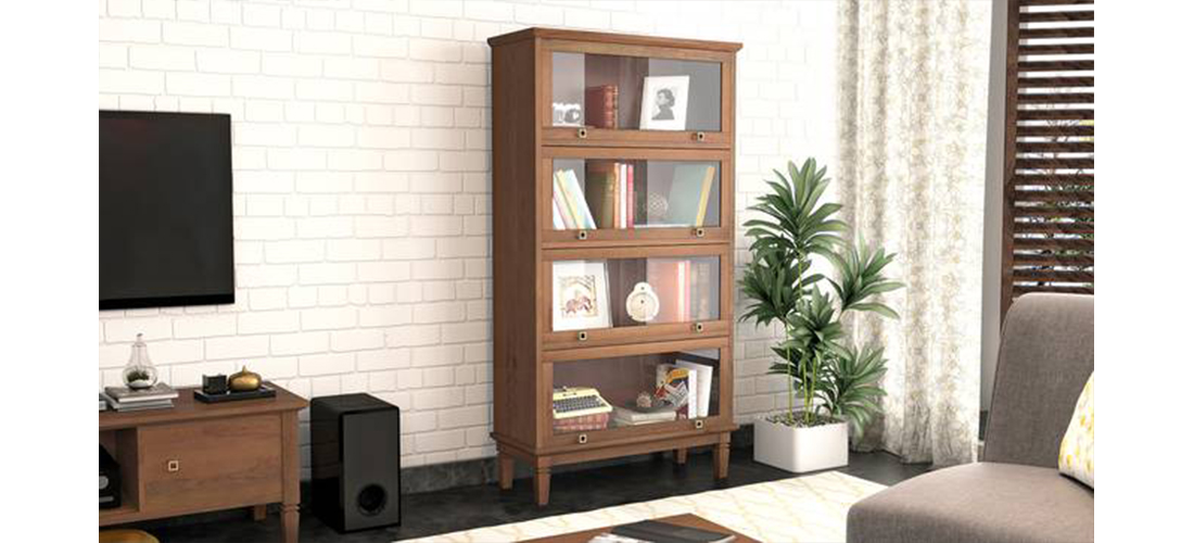 Malabar Barrister Bookshelf (60-Book Capacity)